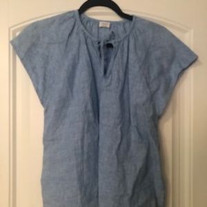 Wilfred linen top, light blue